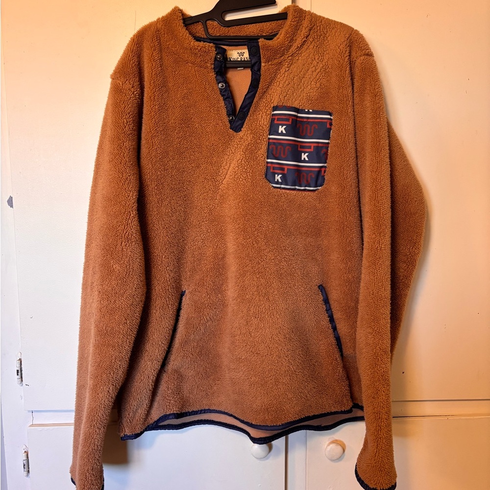 Men's king ranch Sherpa wilderness pullover